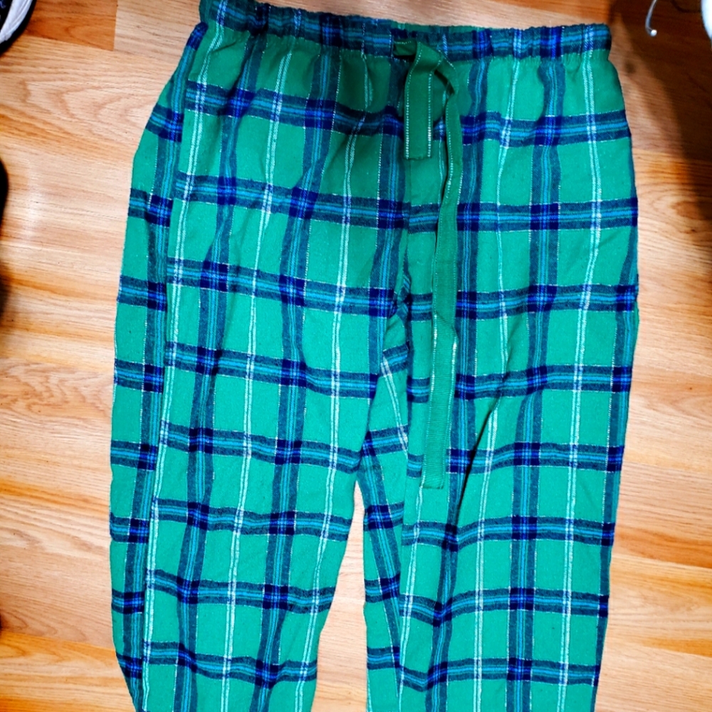 Plaid pajama pants